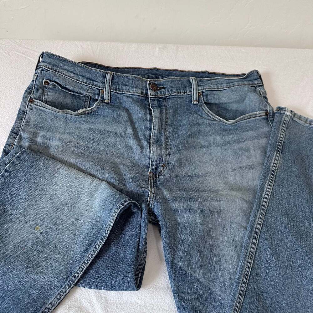 Levis Jeans Mens 40X32 Blue Denim 505 Regular Fit Straight Leg Classic Vtg Fit